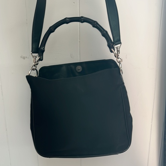 Authentic Gucci Bamboo Crossbody Shoulder Bag - Picture 11 of 12